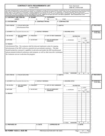 Dd Form 1423 2 Preview