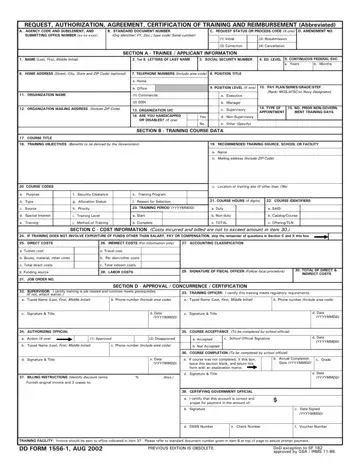 Dd Form 1556 1 Preview