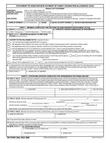 DD Form 1561 Preview