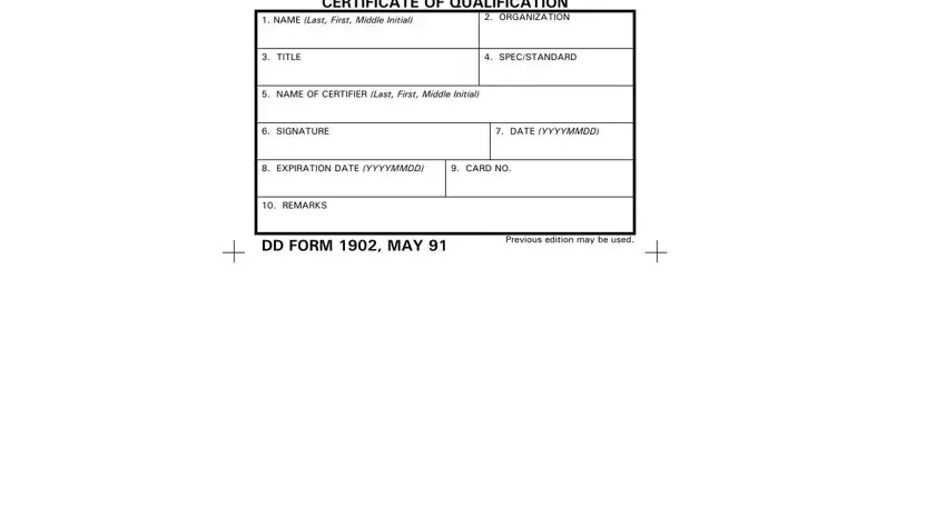 form 1902 empty fields to fill in