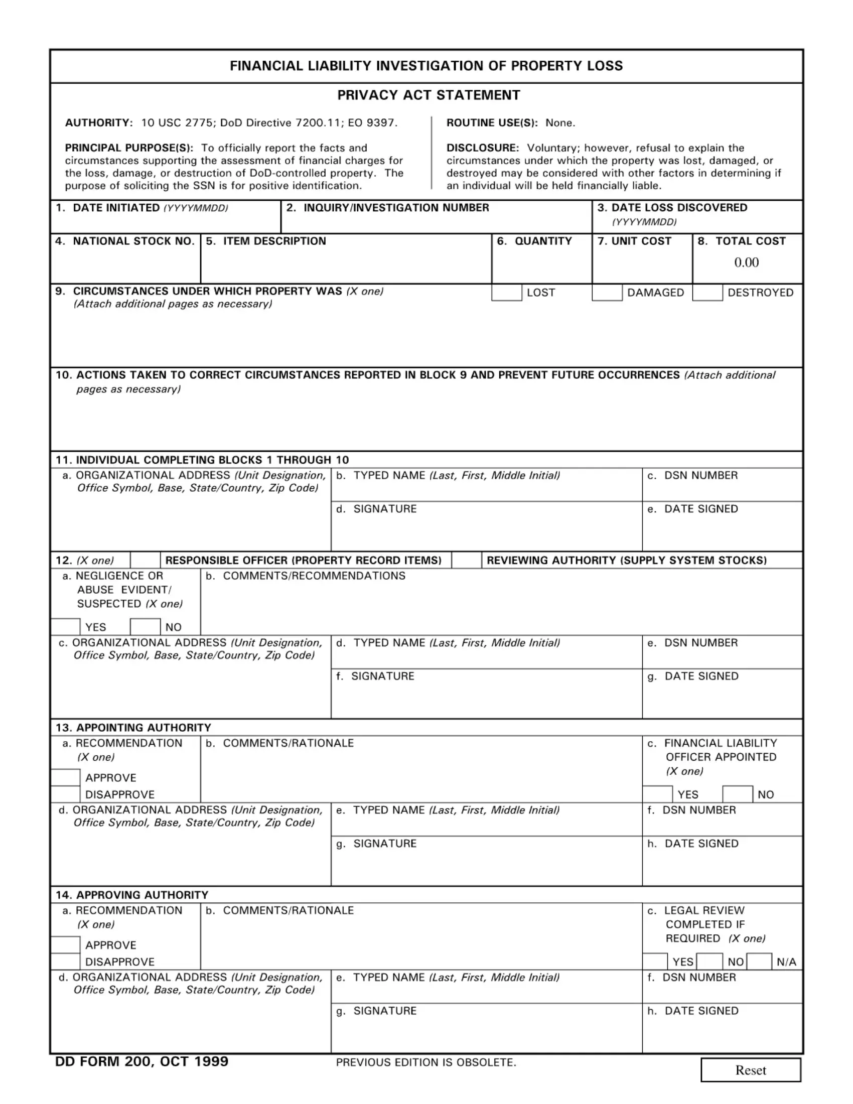 Dd Form 2708 Army - Army Forms 2025
