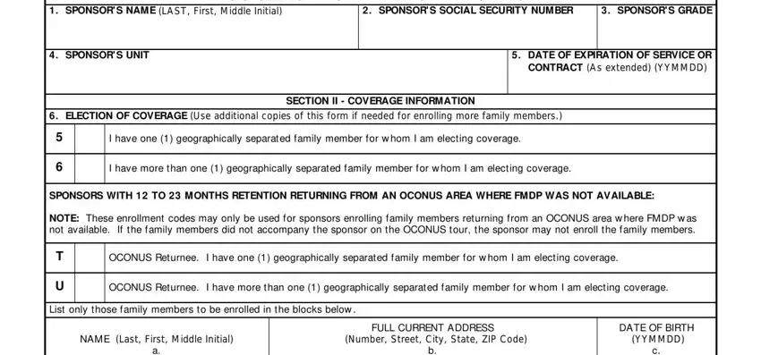 writing Dd Form 2494 1 part 1