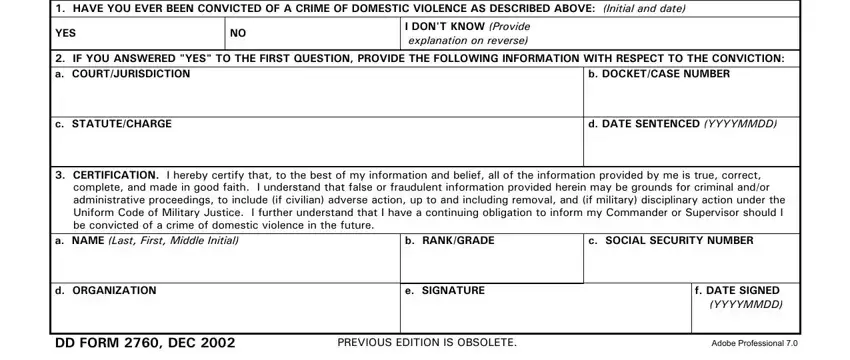 stage 1 to filling out dd form 2760 pdf