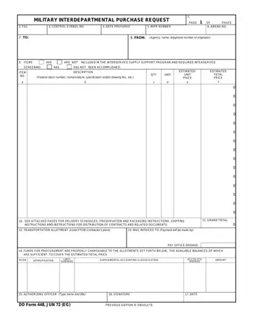 DD Form 448 Preview