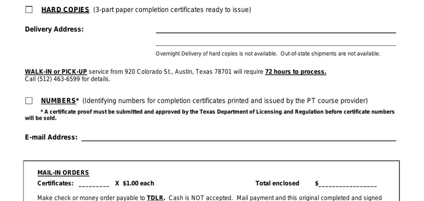 step 2 to completing de 964 form texas