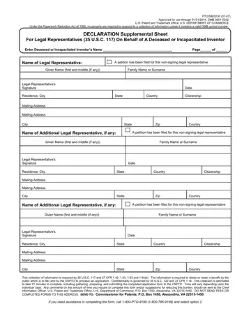 Declaration Form Pto Sb 02 Lr Preview