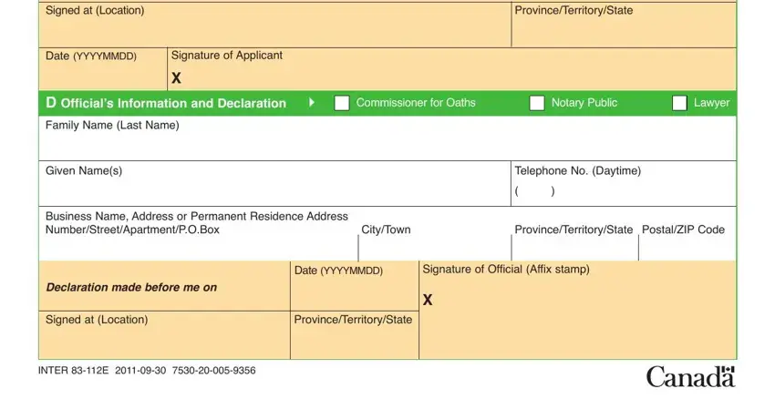 part 4 to completing statutory declaration lieu guarantor