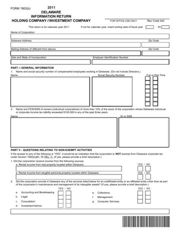 Delaware Form 1902 B Preview
