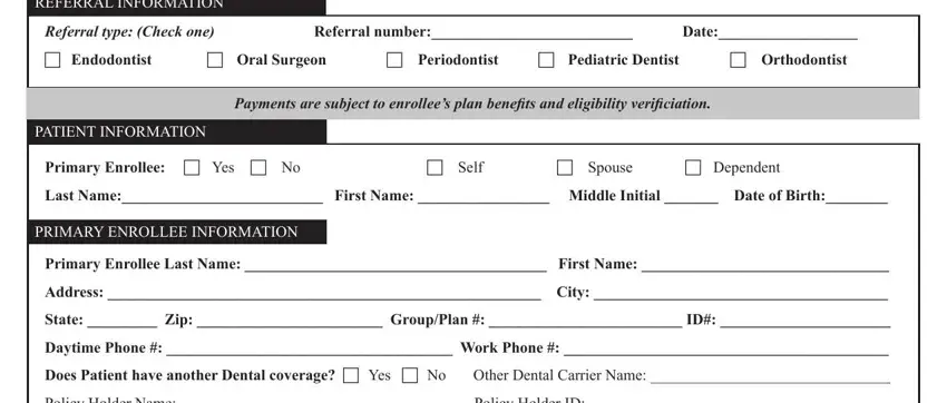 stage 1 to completing deltacare usa direct referral form
