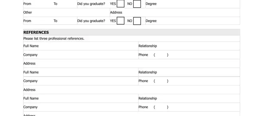 stage 2 to filling out denny's application pdf