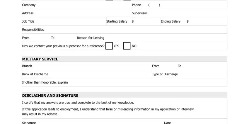 step 4 to completing denny's application pdf