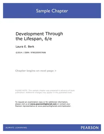 Development Lifespan 6Th Edition Preview