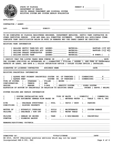 Dh 4015 Form Preview
