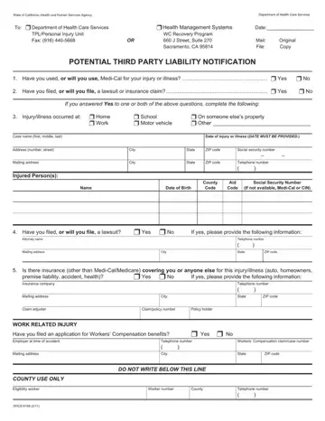 Dhcs 6168 Form Preview