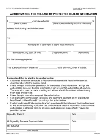 Dhcs 6247 Form Preview