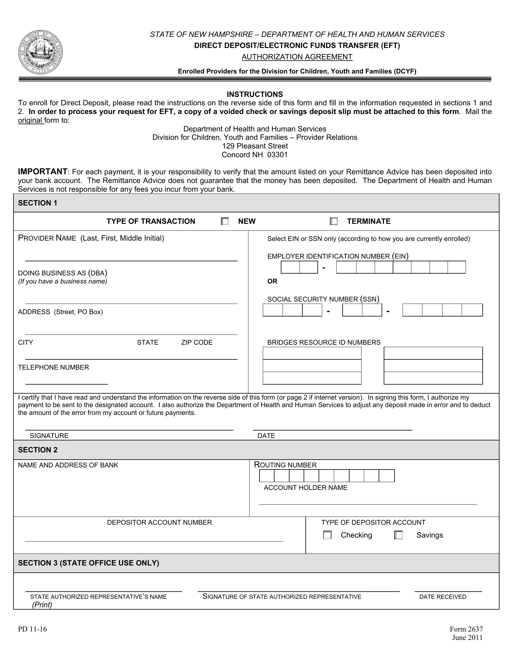 Dhhs Form 2637 ≡ Fill Out Printable PDF Forms Online
