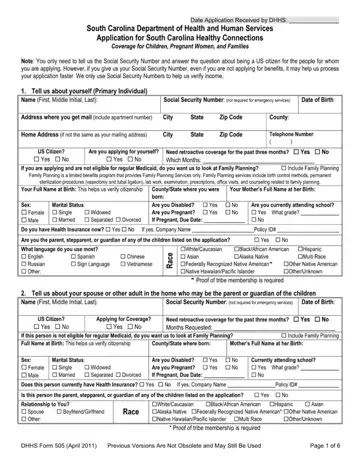 Dhhs Form 505 Preview