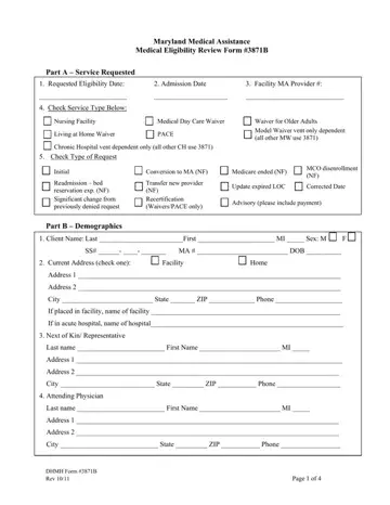 Dhmh 3871B Form Preview
