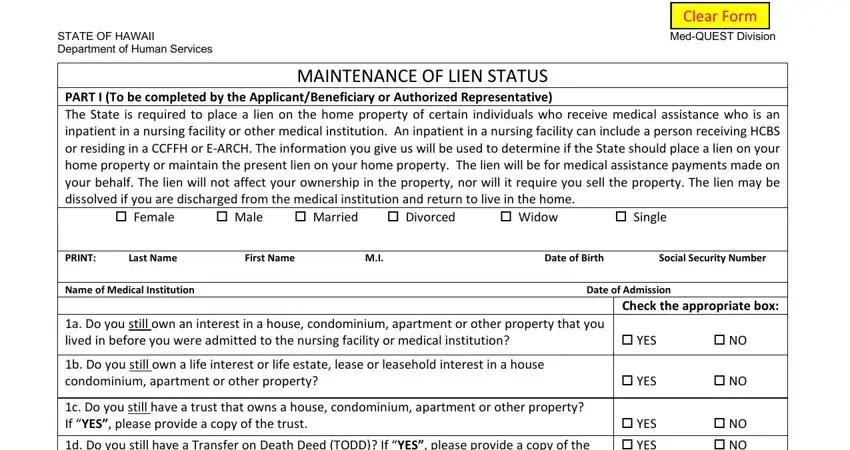 filling in hawaii medquest dhs1169 form part 1
