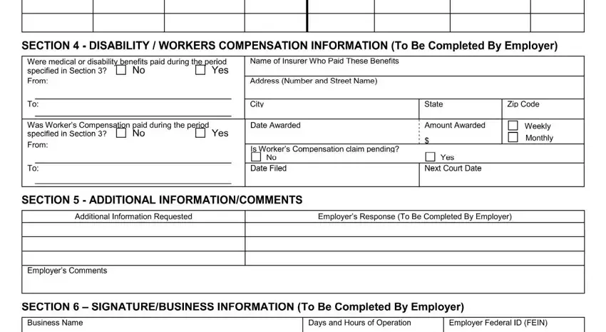 dhs verification employment  blanks to insert