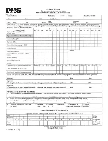 Dhs Il444 4737 Form Preview