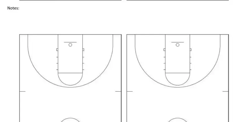 stage 1 to completing basketball court template