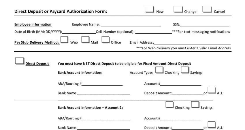 manpower edit direct deposit form spaces to fill in