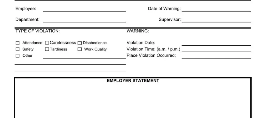 part 1 to completing employee disciplinary