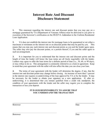 Discount Disclosure Statement Preview