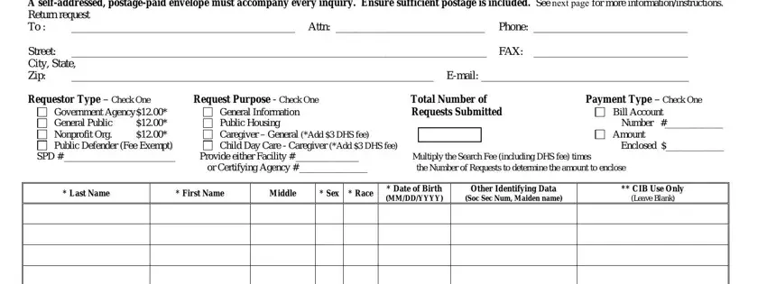 step 1 to completing Dj Le 250A Form