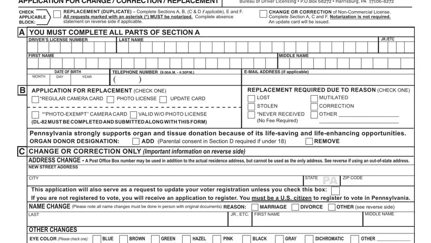 dl 80 form fields to fill out