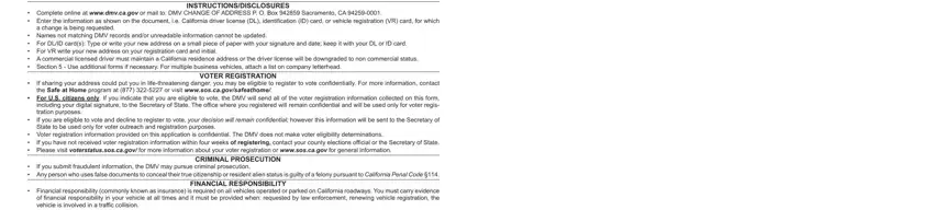 completing dmv 14 form step 1