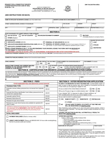 DMV Form B-350 Preview