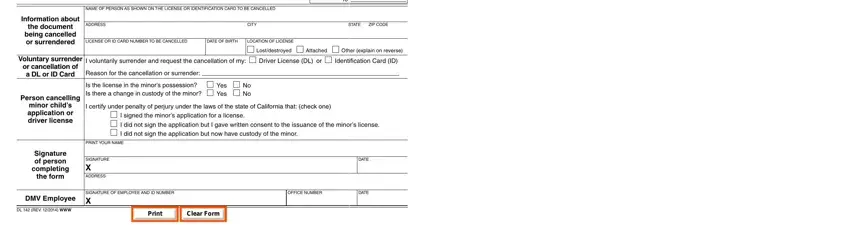 Entering details in how to de register a car stage 2