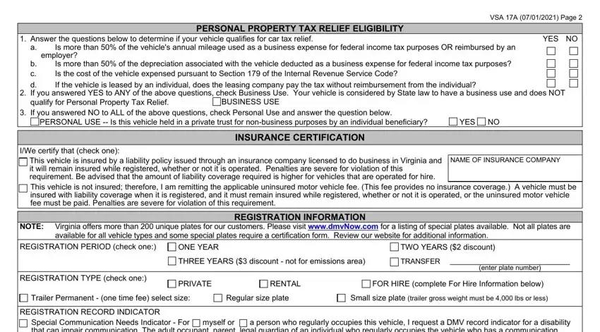 Dmv Form Vsa 17A ≡ Fill Out Printable PDF Forms Online