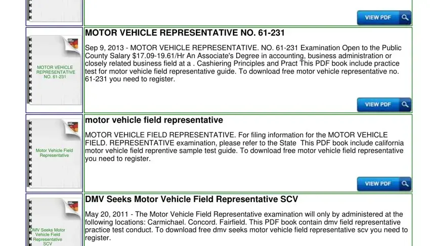 step 2 to filling out dmv job exam questions