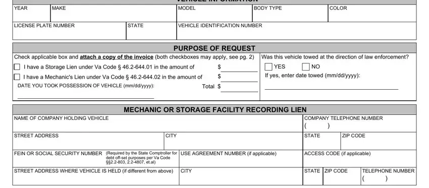 Form VSA 41B. Mechanics Or Storage Lien Affidavit Of Compliance - Virginia