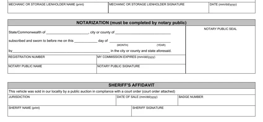 Form VSA 41B. Mechanics Or Storage Lien Affidavit Of Compliance - Virginia