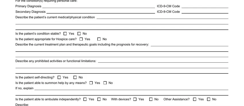 step 2 to entering details in doh 4359 form