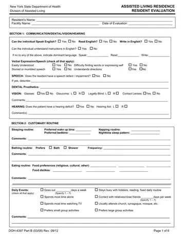 Doh 4397 Form Preview