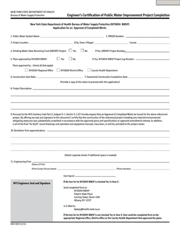 Doh 5025 Form Preview