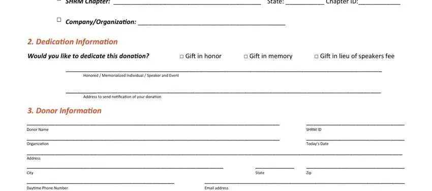 Online Donation Form Template