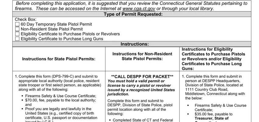 part 1 to writing dps 46 c card connecticut
