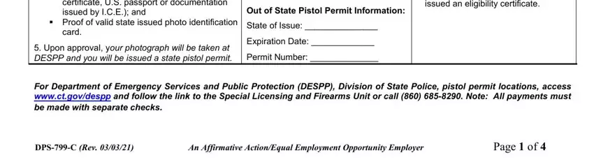 dps 46 c card connecticut card, and identificationcard fields to fill out