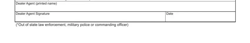 Filling out dr 2698 form stage 3