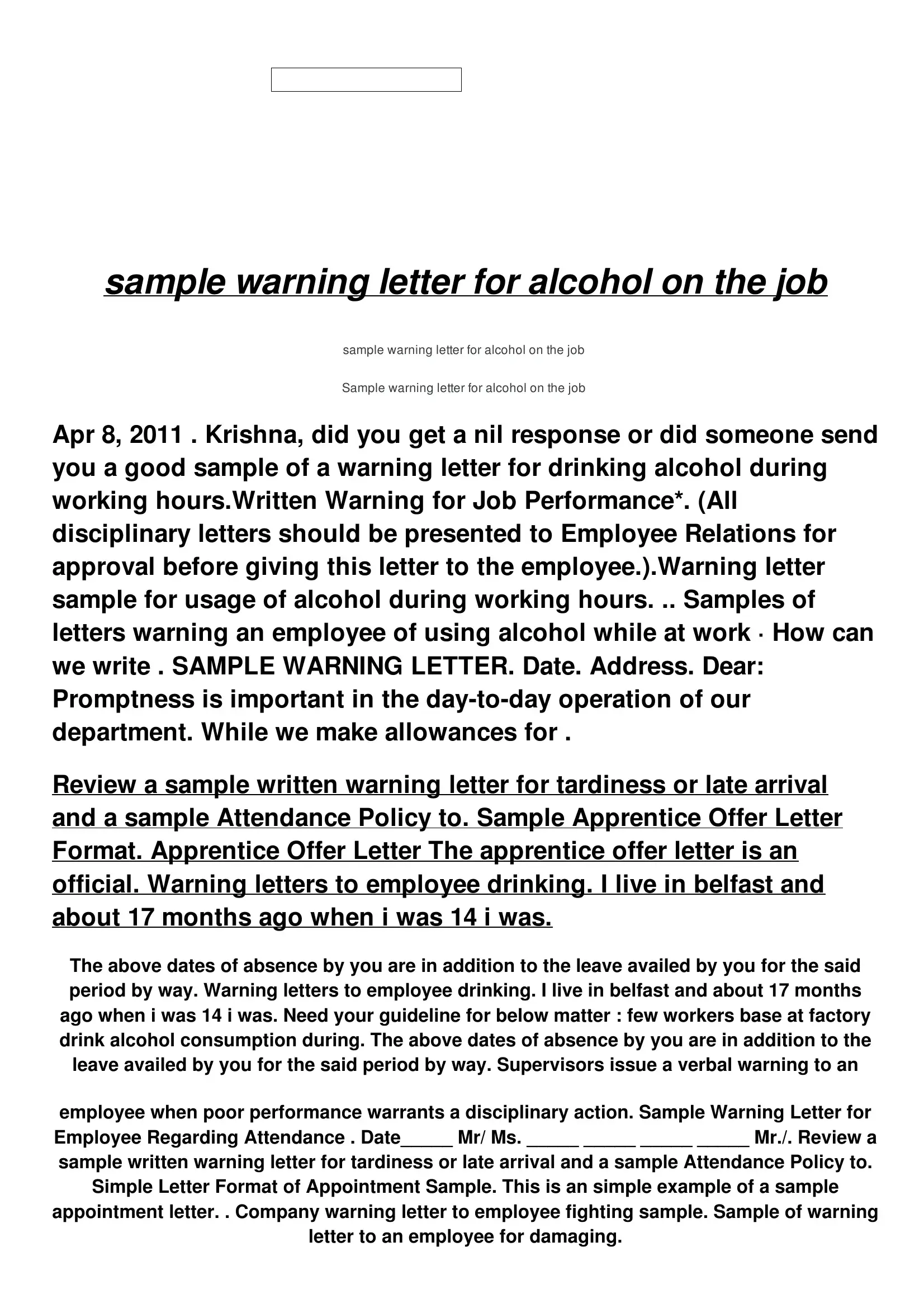 Drinking Alcohol Warning Letter PDF Form FormsPal Drinking Alcohol Warning Letter PDF Form FormsPal