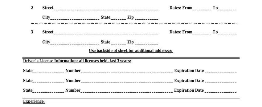 Finishing dot driver qualification file checklist step 4