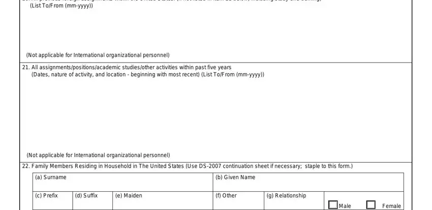 Filling in form fs 240 pdf stage 4