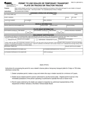 Dsd 27 A Form Preview