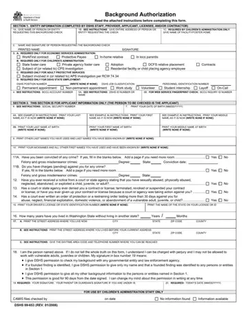 Dshs 09 653 Form Preview
